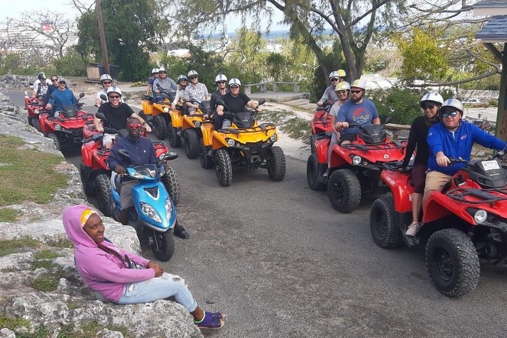 Nassau’s #1 Atv Tour with Beach Stop Largest Fleet Driver 21yr+DL