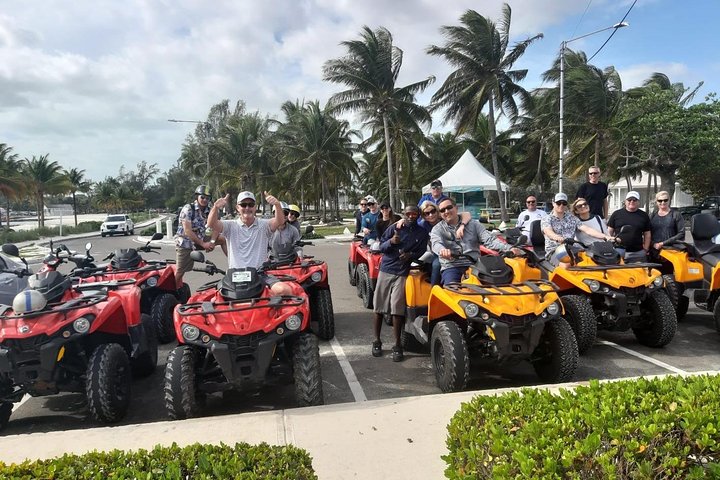 Nassau’s #1 Atv Tour with Beach Stop Largest Fleet Driver 21yr+DL