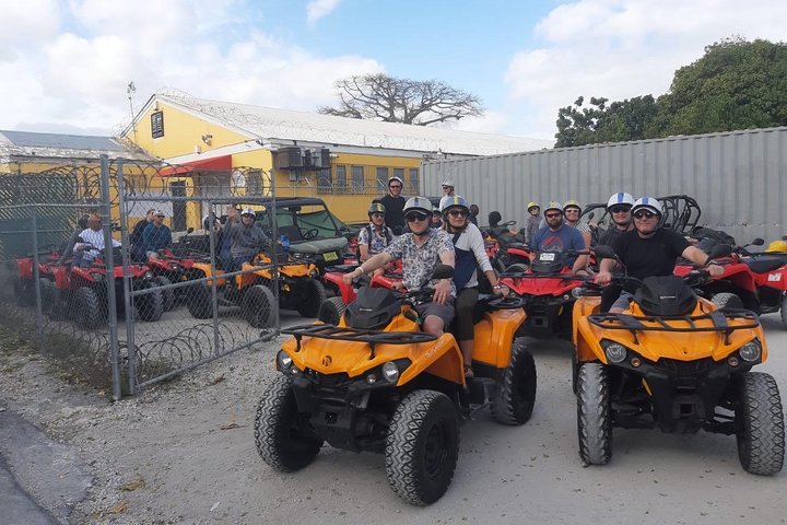 Nassau’s #1 Atv Tour with Beach Stop Largest Fleet Driver 21yr+DL