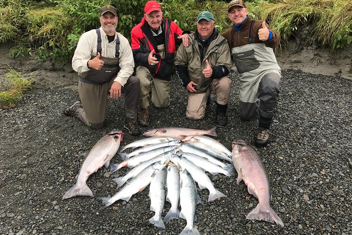 Full day Alaska Salmon Fishing on the Kenai Peninsula