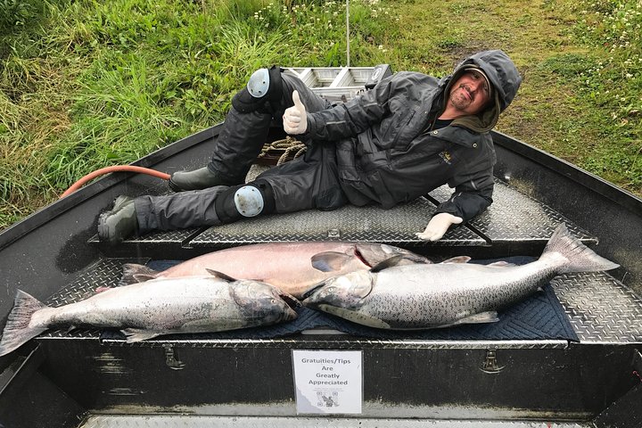 Full day Alaska Salmon Fishing on the Kenai Peninsula
