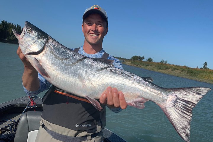 Full day Alaska Salmon Fishing on the Kenai Peninsula