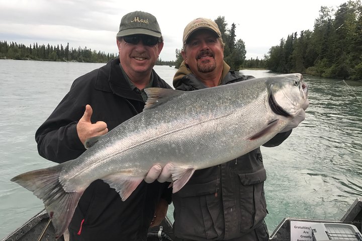 Full day Alaska Salmon Fishing on the Kenai Peninsula