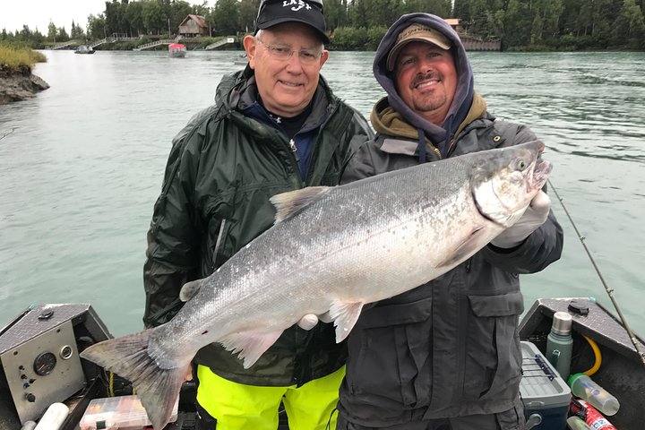 Full day Alaska Salmon Fishing on the Kenai Peninsula