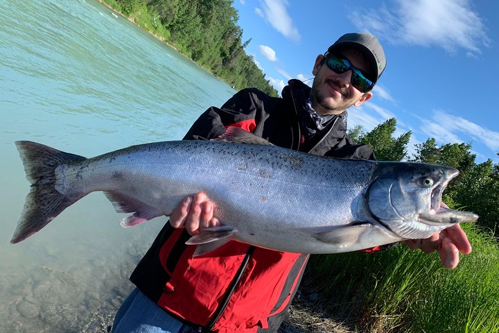 Full day Alaska Salmon Fishing on the Kenai Peninsula