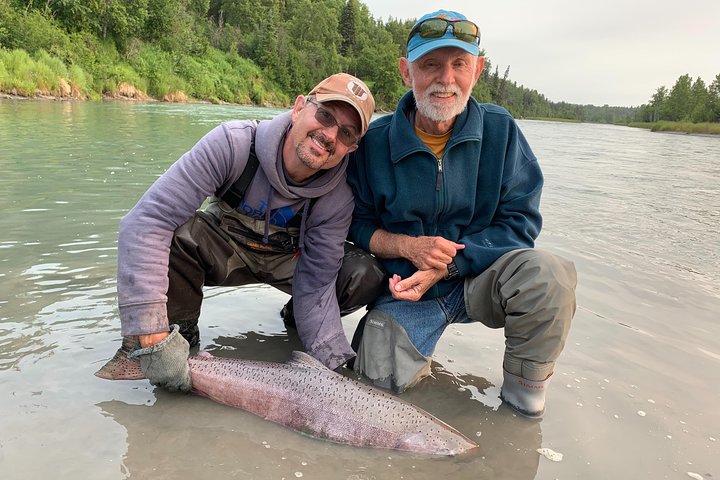 Full day Alaska Salmon Fishing on the Kenai Peninsula