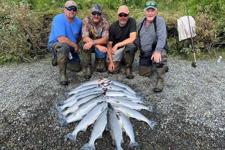 Full day Alaska Salmon Fishing on the Kenai Peninsula