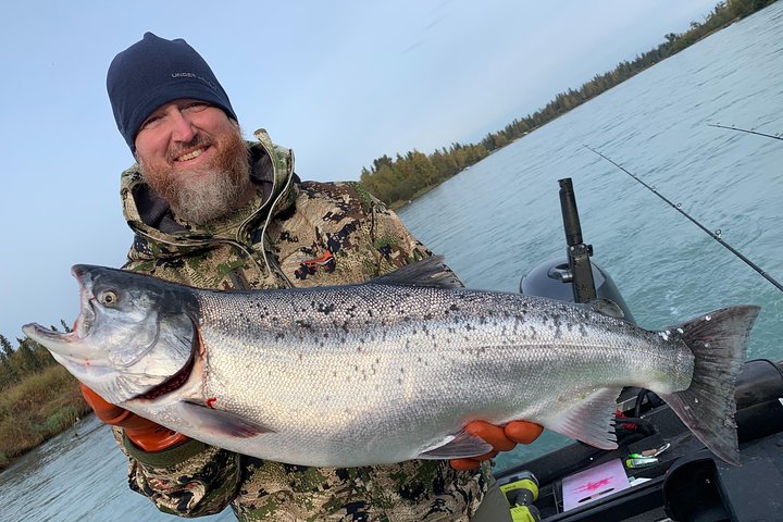 Full day Alaska Salmon Fishing on the Kenai Peninsula