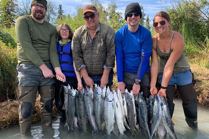 Full day Alaska Salmon Fishing on the Kenai Peninsula
