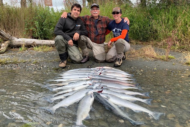 Full day Alaska Salmon Fishing on the Kenai Peninsula