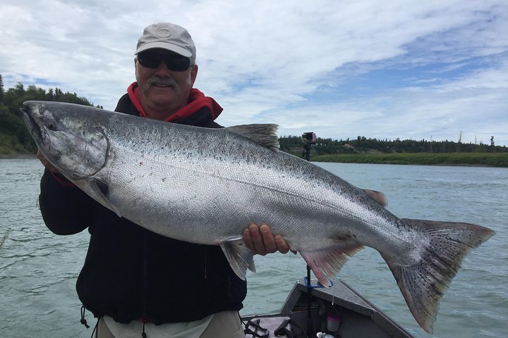 Full day Alaska Salmon Fishing on the Kenai Peninsula