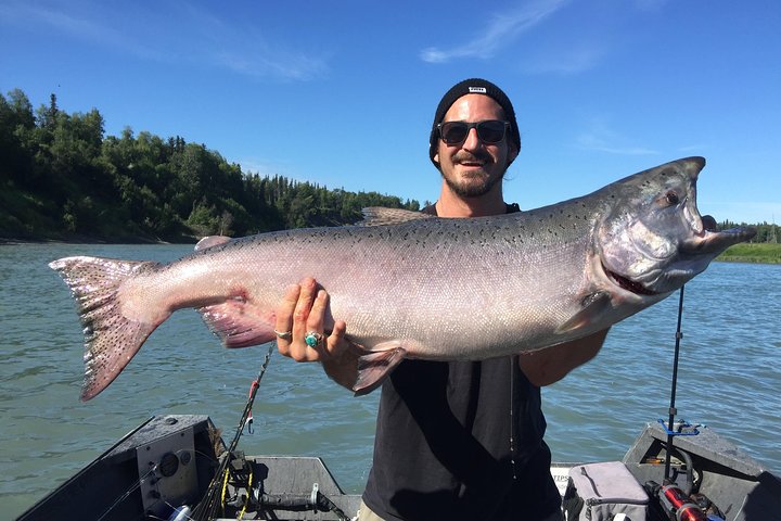 Full day Alaska Salmon Fishing on the Kenai Peninsula