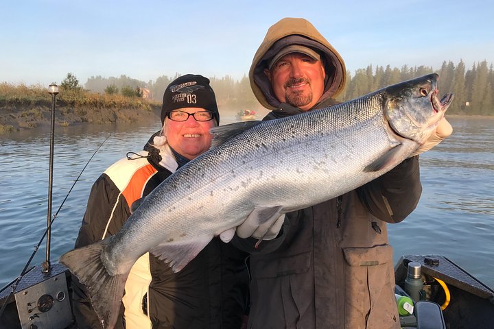 Full day Alaska Salmon Fishing on the Kenai Peninsula