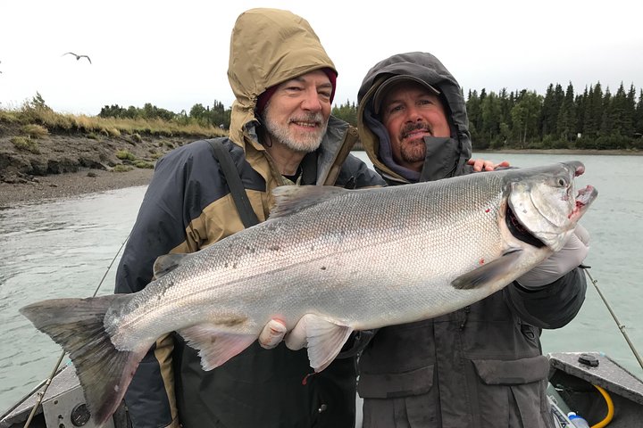 Full day Alaska Salmon Fishing on the Kenai Peninsula