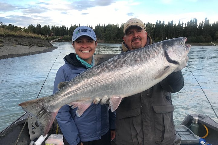 Full day Alaska Salmon Fishing on the Kenai Peninsula