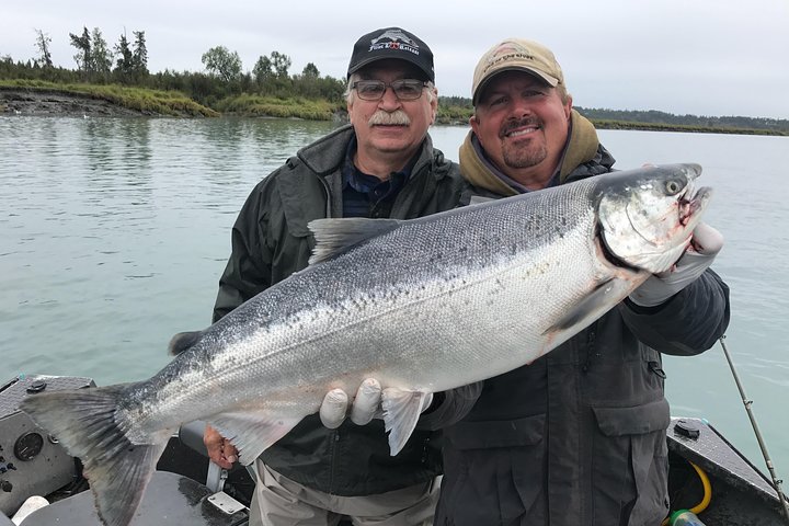 Full day Alaska Salmon Fishing on the Kenai Peninsula
