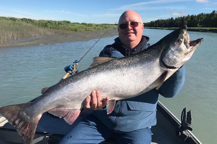 Full day Alaska Salmon Fishing on the Kenai Peninsula