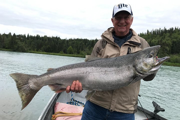 Full day Alaska Salmon Fishing on the Kenai Peninsula