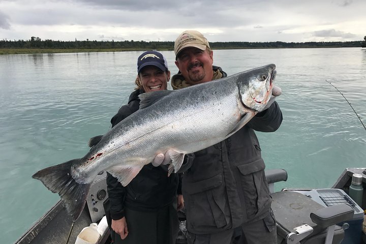 Full day Alaska Salmon Fishing on the Kenai Peninsula