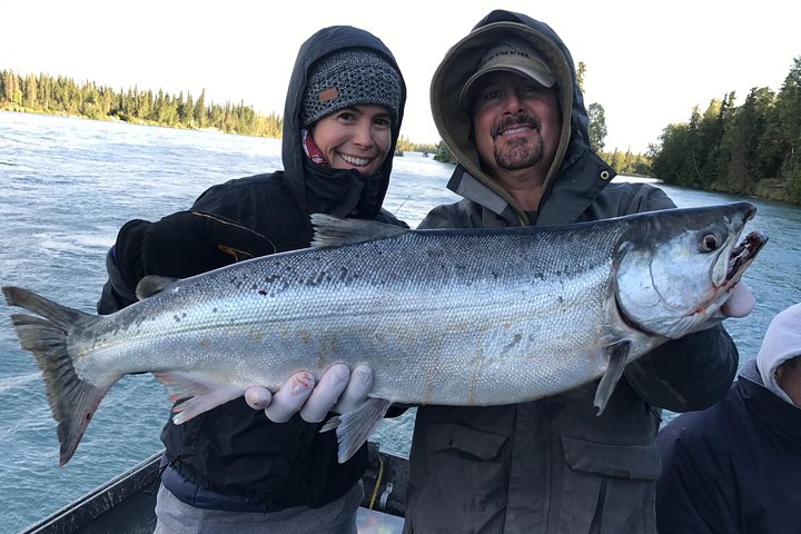 Full day Alaska Salmon Fishing on the Kenai Peninsula