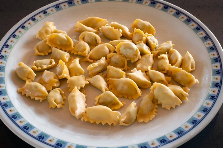 Pasta-making class at a local's home with tasting in Aosta