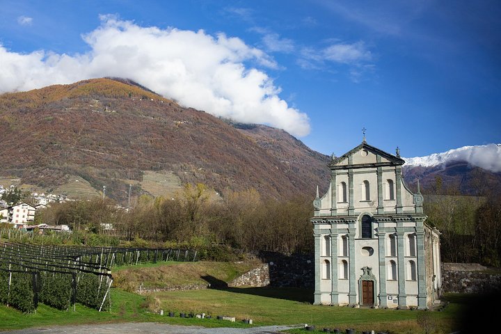 Swiss Alps Bernina Red Train and St.Moritz Tour from Milan