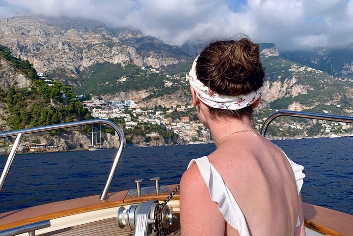 Amalfi Coast & Positano: Boat Tour with Snorkeling & Drinks