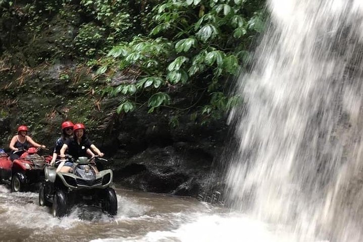 Ubud ATV Quad Bike Tour with Tunnel and Waterfall