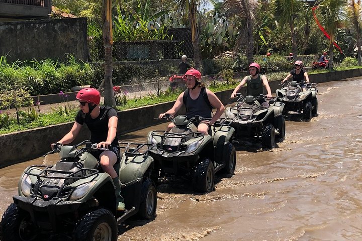 Ubud ATV Quad Bike Tour with Tunnel and Waterfall
