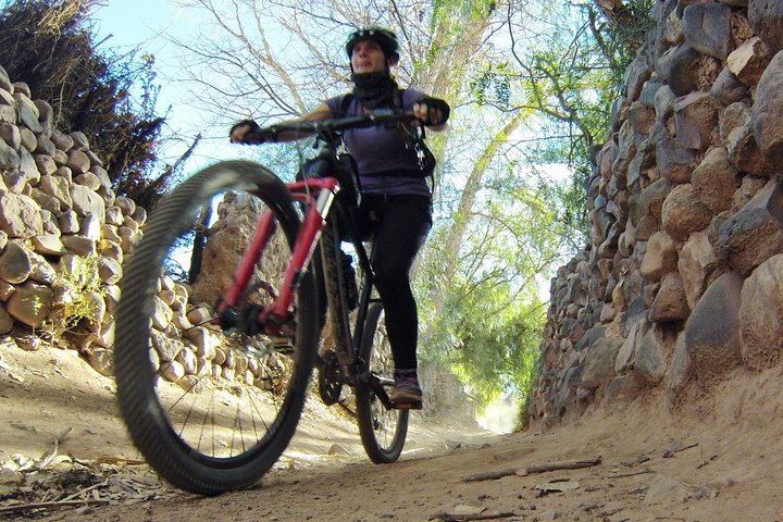 Mountain biking in the surroundings of Tilcara