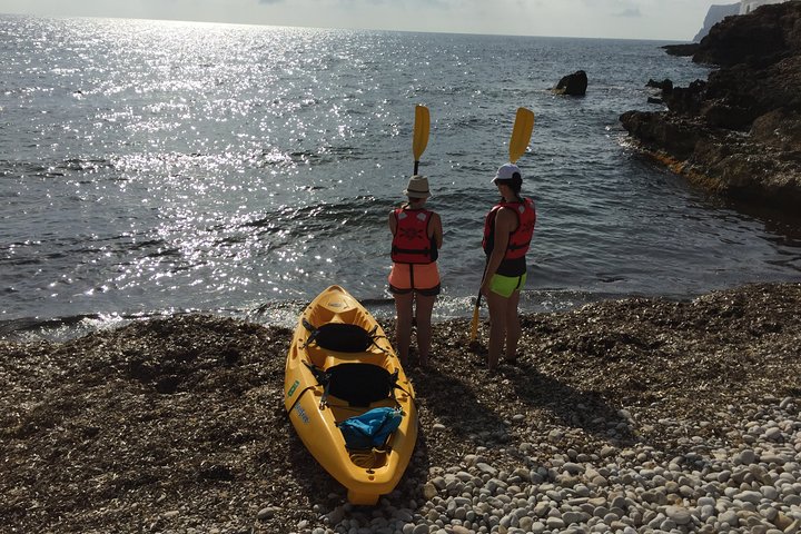 Kayak and snorkel excursion to Cova Tallada