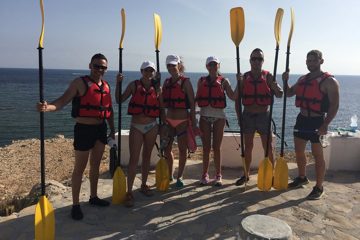 Kayak and snorkel excursion to Cova Tallada
