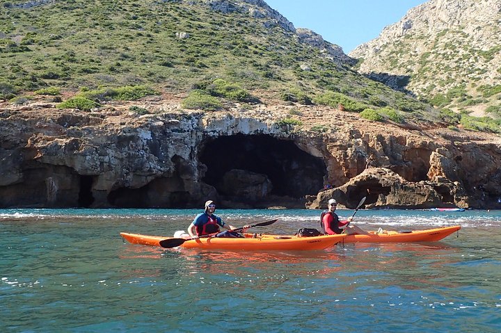 Kayak and snorkel excursion to Cova Tallada