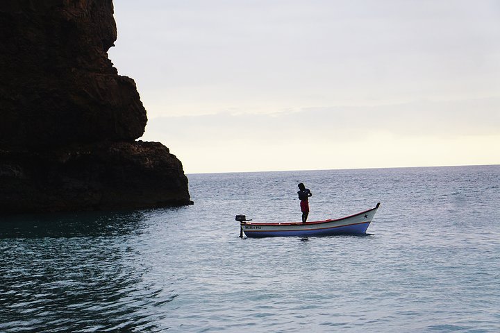 Ribeira da Barca: Boat Trip to the Cave, Snorkeling and BBQ on the beach