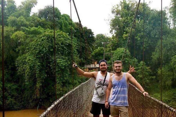 Afternoon tour by tuk tuk to bamboo train,bat cave,killing cave,countryside.