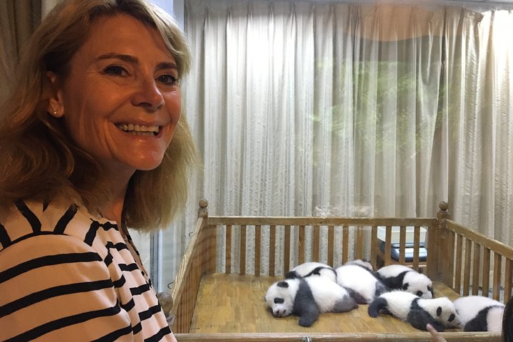 Private Chengdu Highlights Day Trip: Panda Base and City from Chongqing by Train