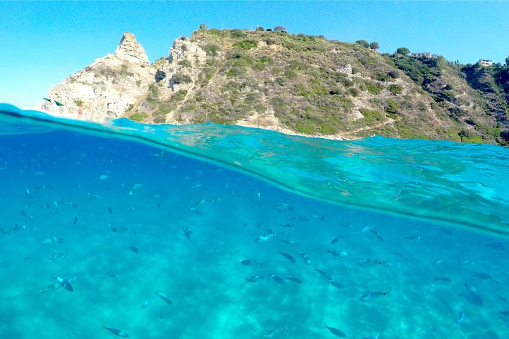 Tropea to Capo Vaticano, the Best Boat Tour. Max 8-12 Passengers