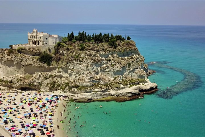 Tropea & Capo Vaticano Boat Tour with Snorkeling. Up to 12 Guests