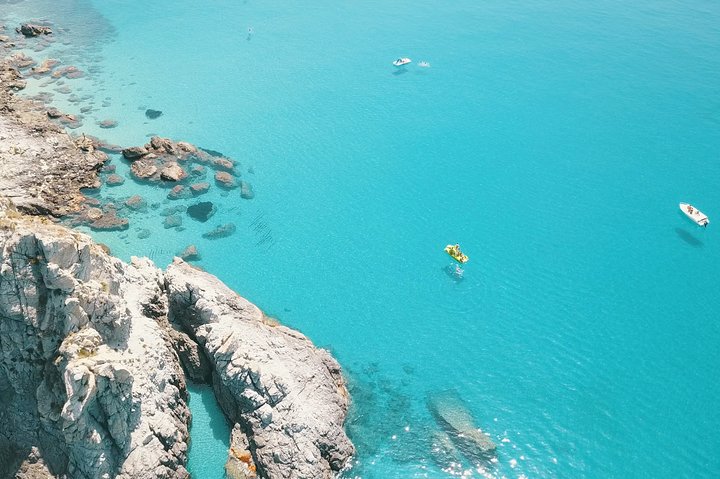 Tropea & Capo Vaticano Boat Tour with Snorkeling. Up to 12 Guests