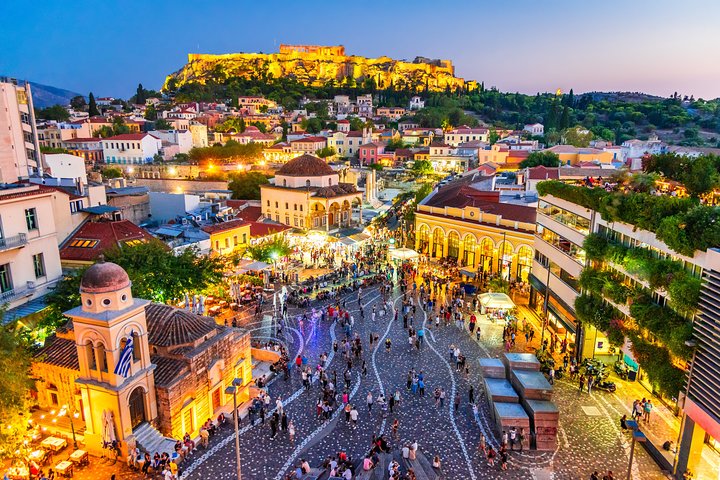 Athens By Night Private 3 Hour City Lights & Views Luxury Tour