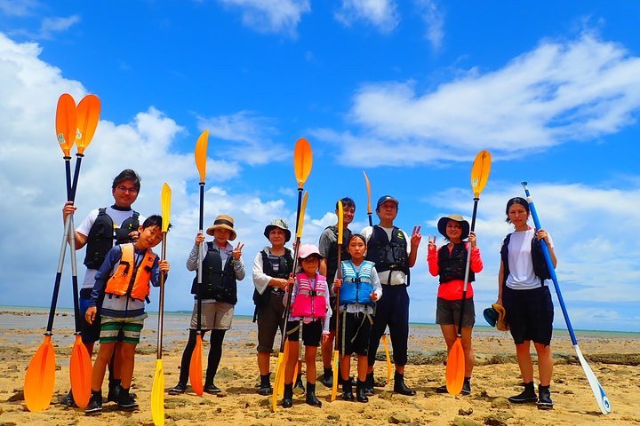 Okinawa Iriomote SUP or Canoe and Sightseeing in Yubujima Island