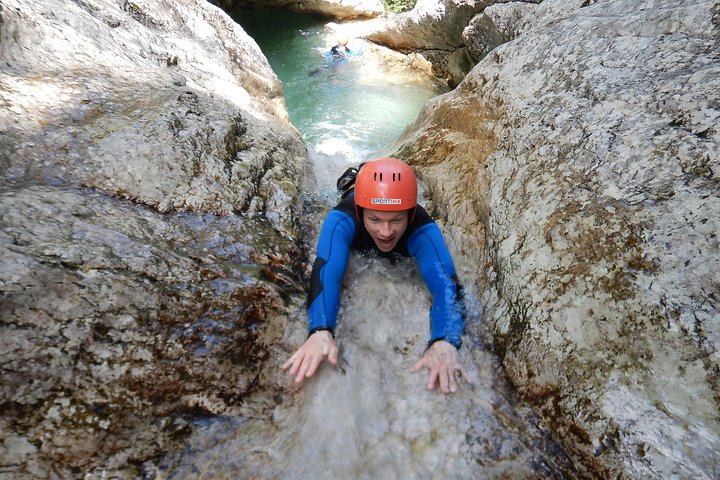 Canyoning in Susec Gorge from Bovec