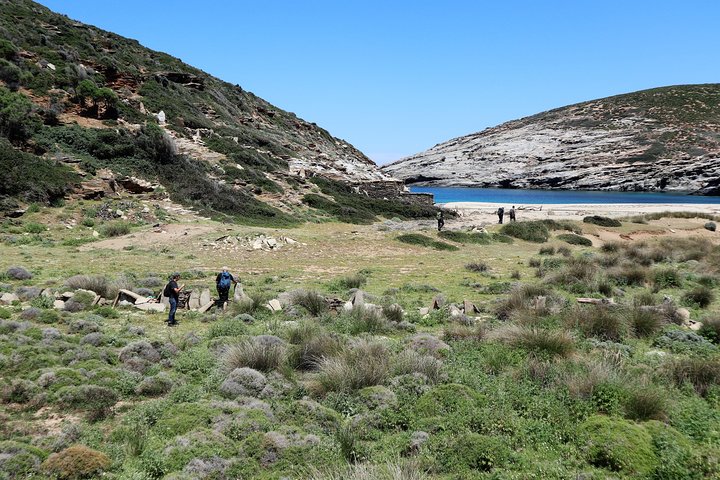 Small-Group Guided Hiking Tour in Andros with picnic on the beach