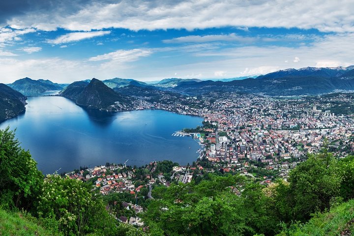 Lugano Mount Bre Lake Lugano private guided tour, from Lugano.