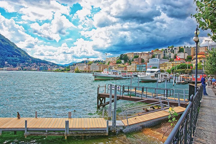 Lugano Mount Bre Lake Lugano private guided tour, from Lugano.