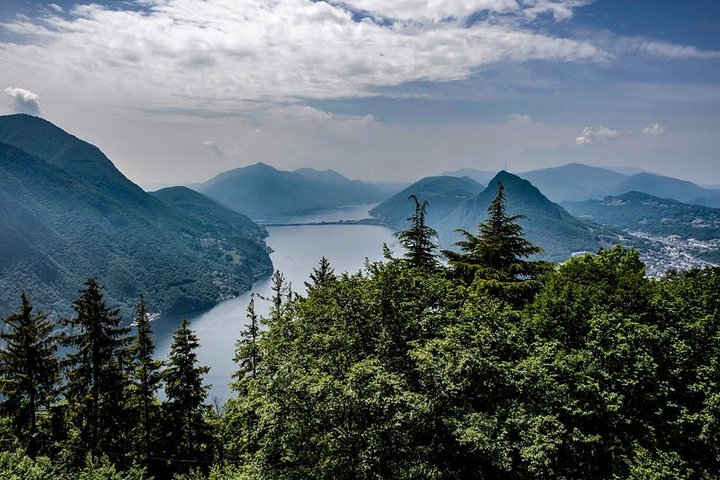 Lugano Mount Bre Lake Lugano private guided tour, from Lugano.