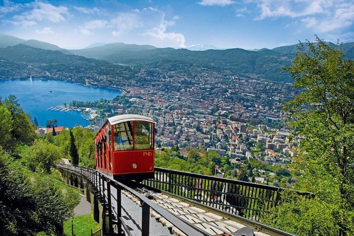 Lugano Mount Bre Lake Lugano private guided tour, from Lugano.
