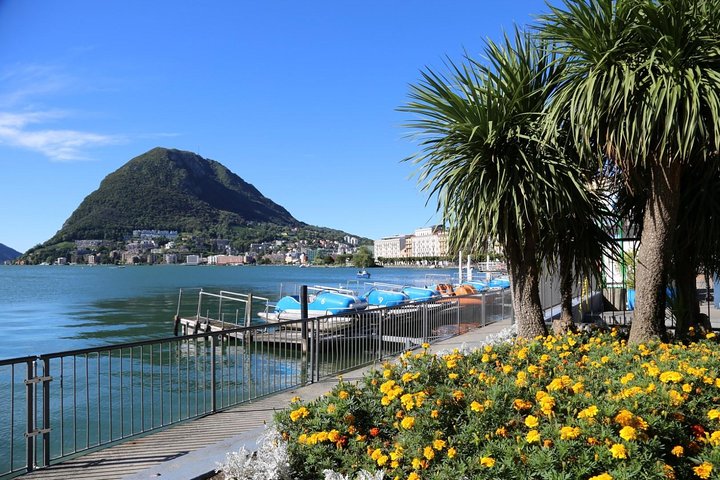 Lugano Mount Bre Lake Lugano private guided tour, from Lugano.