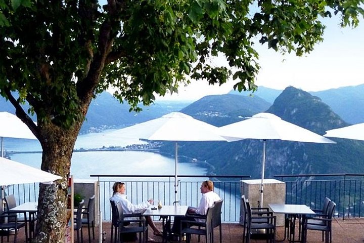 Lugano Mount Bre Lake Lugano private guided tour, from Lugano.