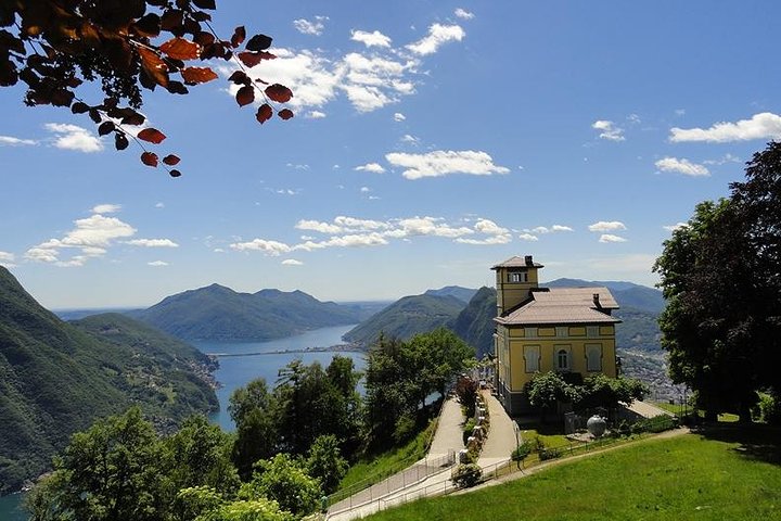 Lugano Mount Bre Lake Lugano private guided tour, from Lugano.